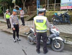 Dalam Rangka Ops Patuh Toba 2025, Polres Sibolga Laksanakan Razia