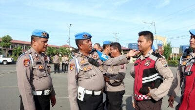 Polres Pelabuhan Belawan Terima Kunjungan Tim Bid Propam Polda Sumut dalam Rangka Operasi Gaktibplin