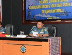 Prajurit Yonmarhanlan I Ikuti Sosialisasi Hukum Militer di Mako Lantamal I