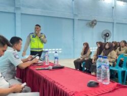 Sat Lantas Polres Pelabuhan Belawan Sosialisasikan Operasi Patuh Toba 2025 ke Pelajar SMA Brigjen Katamso II Marelan