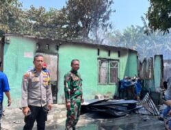 Rumah Warga di Gang Rela Martubung Diamuk si Jago Merah