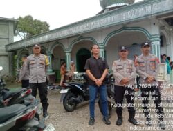 Bantu Sholat Jumat Berjalan Dengan Baik Dan Lancar Polres Pakpak Bharat Lakukan KRYD Himbau Layanan Call Center : 110.