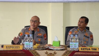 Biro Rena Polda Sumut Kunjungi Polres Pakpak Bharat Lakukan Penilaian Dan Asistensi PEKPPP Tahun 2025.