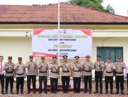 Kapolres Pakpak Bharat Pimpin Sertijab Kabag SDM Dan Pelantikan Kasi Humas.