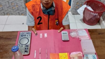 Polsek Sungai Apit Tangkap Pengedar Sabu di Teluk Masjid, Satu Bandar Masih Buron