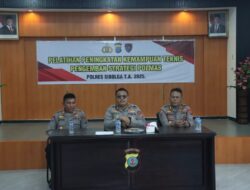 Kapolres Sibolga Buka Latkatpuan Polmas, Diikuti Personil Polres Sibolga