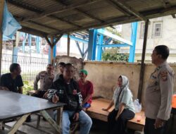 Sat Binmas Polres Pelabuhan Belawan Ajak Warga Aktif Jaga Kamtibmas