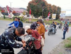 Sambut HUT RI Ke – 80 Tahun 2025 DPD AMPI Kabupaten Pakpak Bharat Bagikan Bendera Merah Putih.
