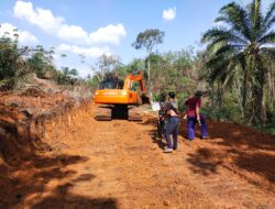 Pembangunan Jalan Terus Berlanjut di TMMD 125 Kodim 0209/Labuhanbatu