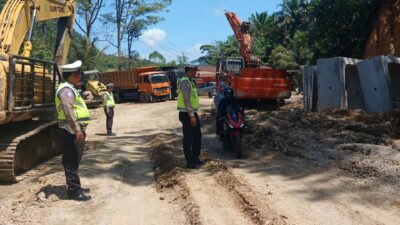 Arus Jalinsum Dairi – Subulussalam Sudah Lancar Polisi Dan BPBD Siaga Di Lokasi.