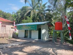 Sumur Bor dan MCK TMMD 125 Kodim 0209/Labuhanbatu Rampung, Warga Desa Tanjung Medan Nikmati Manfaatnya.