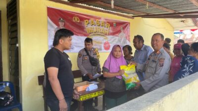 Pasar Murah Polsek Sukarame Hitungan Jam Beras Bulog ( SPHP ) Habis Di Borong Masyarakat.