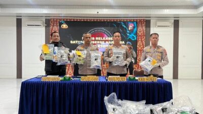 Polres Asahan Bongkar 2 Kasus Besar: 2 Kg Sabu & Ribuan Liquid Vape Berbahaya Digagalkan