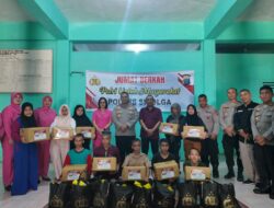 Jumat Berkah,Kapolres Sibolga Berikan Bansos Ke Panti Asuhan