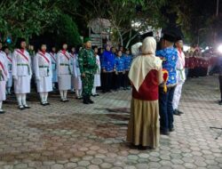 Koramil 07/AKB Hadiri Pengukuhan Calon Paskibra Tingkat Kecamatan NA-IX-X
