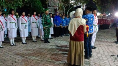 Koramil 07/AKB Hadiri Pengukuhan Calon Paskibra Tingkat Kecamatan NA-IX-X