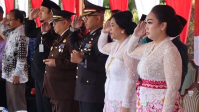 Kapolres Pakpak Bharat Dan Para PJU Hadiri Upacara Detik – Detik Proklamasi Memperingati HUT RI Ke – 80 Tahun 2025