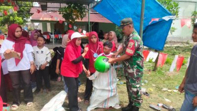 Para Babinsa 06/MB Selalu Hadir bersama Masyarakat Dalam Perlombaan HUT RI ke-80 di Desa Bulungihit Kecamatan Marbau