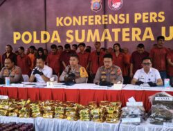 Perangi Narkoba di Sumut: 429 Kasus Terungkap, Ratusan Tersangka Dibekuk Polda Sumut