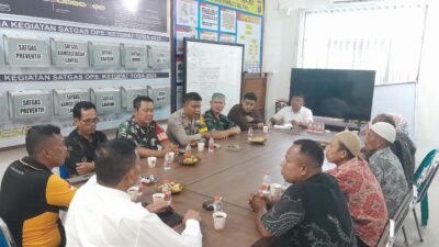 Koramil 12/LP Hadiri Mediasi Perkara Kebakaran Rumah Di Mapolres Labuhanbatu Selatan, Kejadian Di Desa Sampean