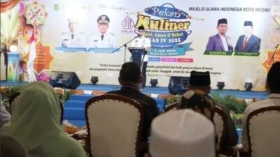 Walikota Medan Resmi Buka Pekan Kuliner Halal