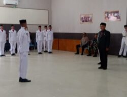 Koramil 12/LP Hadiri Pengukuhan Calon Paskibra Tingkat Kecamatan Sungai Kanan