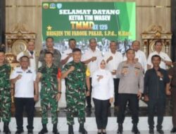 Dandim Paparkan Progres TMMD ke-125 di Labuhanbatu Saat Kunjungan Kerja Tim Wasev