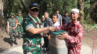 Jalan Terbuka, Harapan Tumbuh,Tim Wasev Mabesad Apresiasi TMMD Kodim 0209/Labuhanbatu