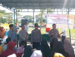 Polsek Medan Labuhan Gelar GPN,Diserbu Warga