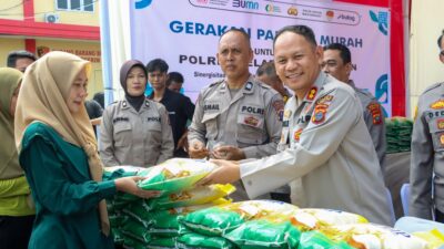 Gerakan Pangan Murah, Polres Pelabuhan Belawan Sediakan 4 Ton Beras dan 2.000 Liter Minyak Goreng