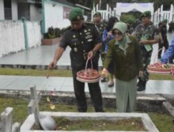 Sambut HUT ke-67, Korem 023/KS Gelar Ziarah di Taman Makam Pahlawan Sibolga