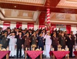 Kapolres Sibolga Mengikuti Upacara Peringatan HUT RI Ke-80 Tahun 2025 Dilapangan Simaremare Sibolga