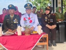 Koramil 07/AKB di tunjuk Sebagai Komandan Upacara Dalam Kegiatan Upacara HUT RI Ke-80 Tingkat Kecamatan.