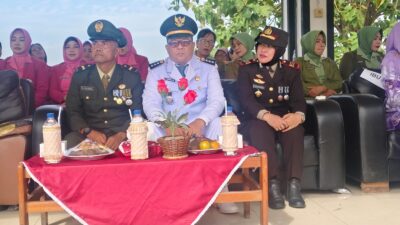 Koramil 07/AKB di tunjuk Sebagai Komandan Upacara Dalam Kegiatan Upacara HUT RI Ke-80 Tingkat Kecamatan.