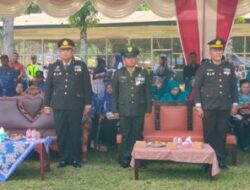 Koramil 09/NL Hadiri dan Dukung Pelaksanaan Upacara HUT ke-80 RI di Kecamatan Bilah Hilir dan Pangkatan