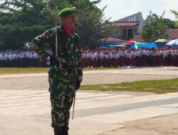 Danramil 10/Tanjung Medan Jadi Komandan Upacara HUT RI Ke 80 Di Kabupaten Labuhanbatu Selatan