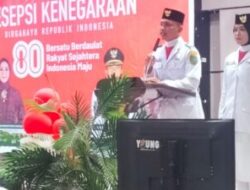 Danramil 01/AK Hadiri Resepsi Kenegaraan Dirgahayu RI Ke-80 Kabupaten Labuhanbatu Utara