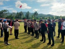 Polres Pakpak Bharat Pengamanan Maksimal Tinada Cup XII Tahun 2025 Sibande FC Juara 1 Tuan Rumah Tinada Juara 2.