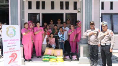 Momentum HUT RI Ke – 80 Tahun 2025 Kapolres Pakpak Bharat, Para PJU Dan Bhayangkari Anjangsana Ke Panti Asuhan Pelita Pancasila.