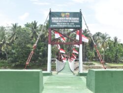 Satgas Gulbencal Kodam I/BB Rampungkan Pembangunan Jembatan Perintis Garuda di Barus