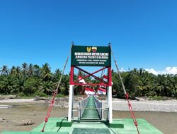 Satgas Gulbencal Kodam I/BB Rampungkan Pembangunan Jembatan Perintis Garuda