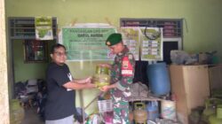 Cegah Kelangkaan dan Penyalahgunaan, Koramil 08/RP Intensifkan Monitoring Ketersediaan Elpiji 3 Kg