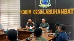 Perkuat Sinergitas Forkopimda, Dandim 0209/Labuhanbatu Terima Silaturahmi Kajari Labuhanbatu Selatan