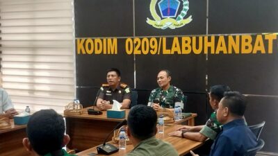 Perkuat Sinergitas Forkopimda, Dandim 0209/Labuhanbatu Terima Silaturahmi Kajari Labuhanbatu Selatan