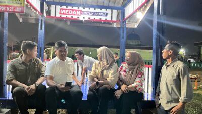 Resmikan Poskamling, Camat dan Lurah Dengarkan Keluhan Warga BTN