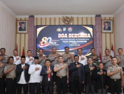 Polres Humbahas Gelar Doa Bersama Lintas Agama Sambut HUT Bhayangkara ke-80
