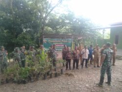Koramil 07/AKB Bersama Forkopimca Tanam 175 Pohon, Dukung Program Reboisasi Kodim 0209/Labuhanbatu