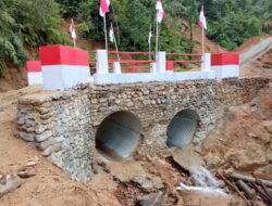 Kodim 0211/Tapanuli Tengah Rampungkan Pembangunan Jembatan Aramco di Desa Sait Kalangan II