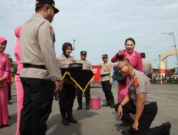 Kapolres Pelabuhan Belawan Pimpin Upacara Korps Raport Kenaikan Pangkat 26 Personel
