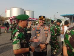 Kapolres Pelabuhan Belawan Hadiri Upacara Pemberangkatan Satgas Pamtas RI–PNG